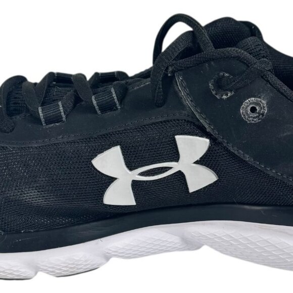 Under Armour Mens Size 10 Charged Assert 8 3021952-001 Running Shoes - Black - Picture 9 of 10
